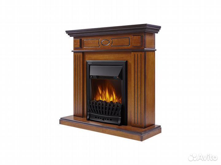 Портал Firelight Bianco Classic шпон орех