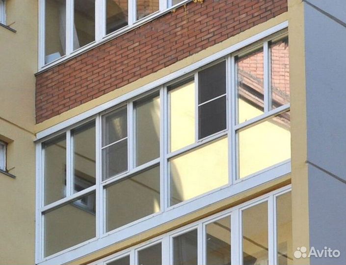 Остекление балконов и лоджий под ключ T7253