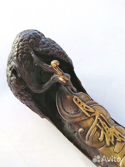 Закладка с Птицей Феникс Статуэтка, Бронза ru*507