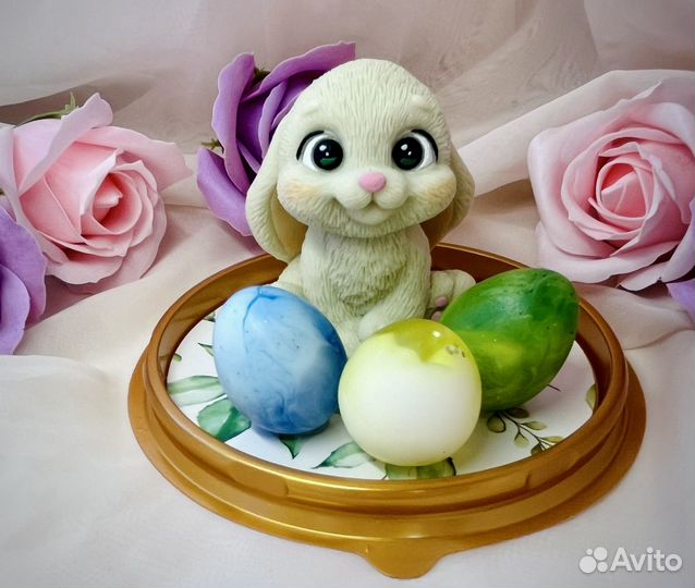 Пасхальный кролик (мыло ручной работы)