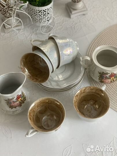 Сервиз кофейный Мадонна-Пастушка.Раритет