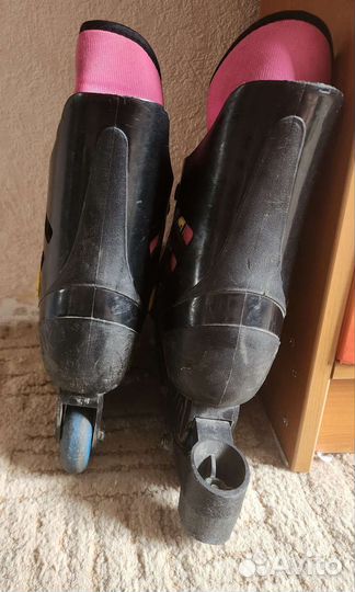 Ролики 40 размер. Роликовые коньки. С коробкой