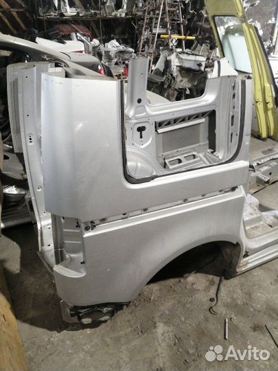 Часть кузова бочина, крыло задний правый