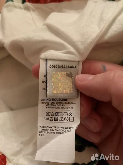 Dolce gabbana платье оригинал