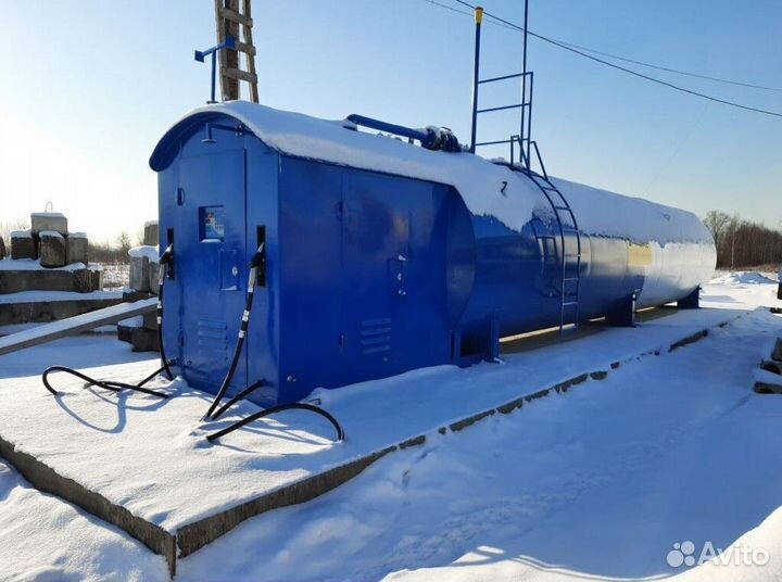 Контейнерная АЗС для заправки своей техники