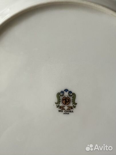 Китайский японский фарфор тарелка 3 шт