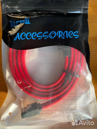 Кабель SATA 3 в оплетке 50 см 100 см