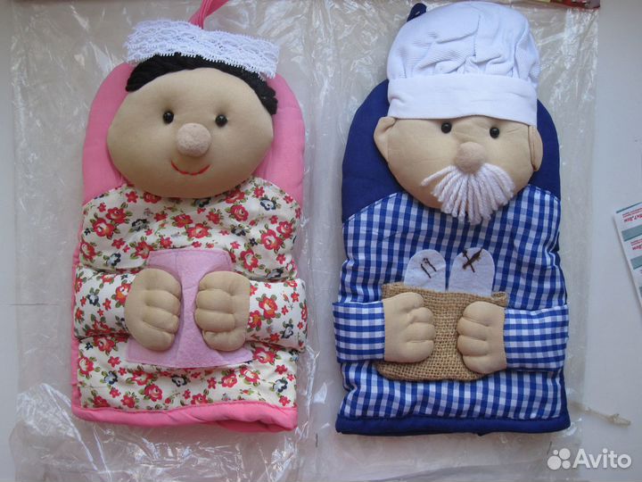 Варежки прихватки для кухни, забавные