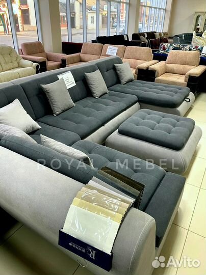 Угловой диван п образный