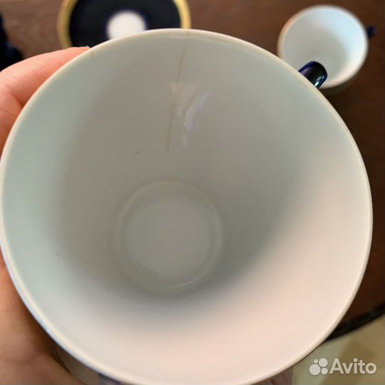 Кофейный сервиз лфз СССР кобальт