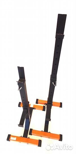 Стойки под штангу со страх. DFC dsst16 черн/орнж