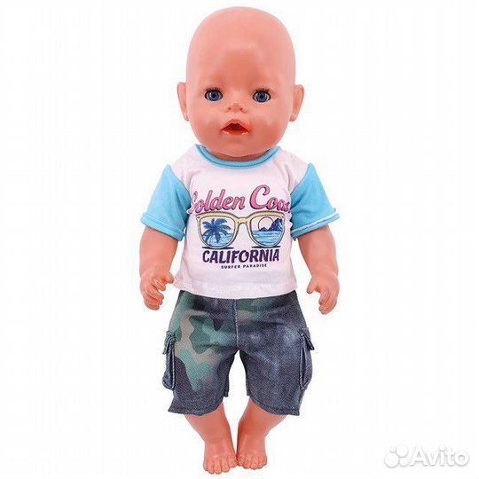 Одежда и обувь для бэби борн новая