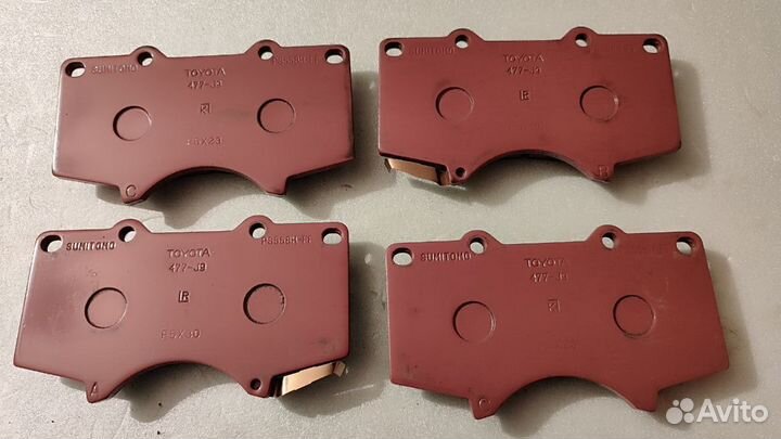 Колодки тормозные передние Toyota Land Cruiser 044