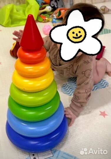 Пирамидка детская большая 41см