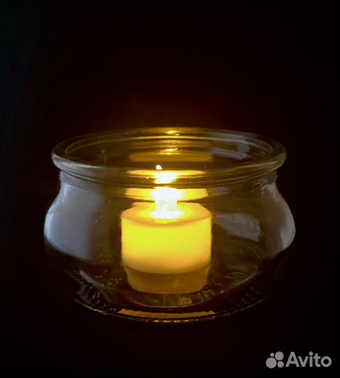 Баночки для свечей; подсвечник