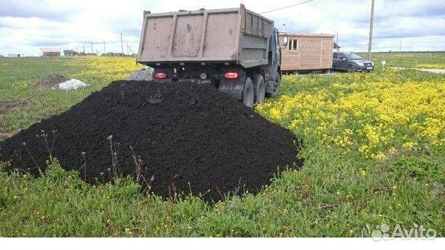 Чернозём торф навоз перегной земля с доставкой