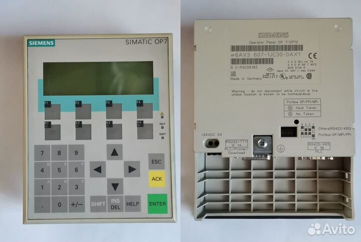Модули и комплектующие siemens