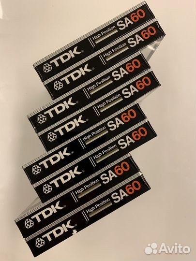 Аудиокассеты TDK SA 60. 1982 год