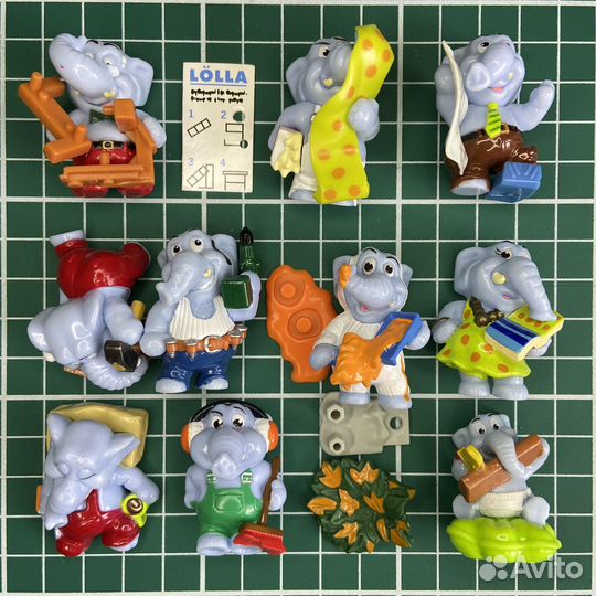 Киндер серия Слоны-строители