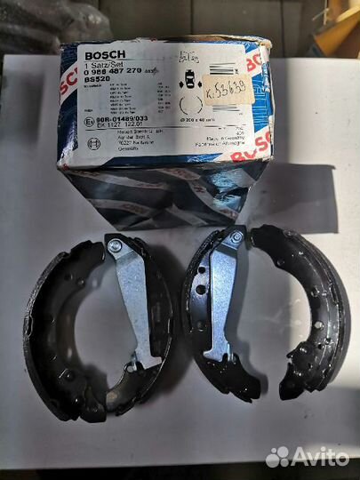 Колодки тормозные барабанные