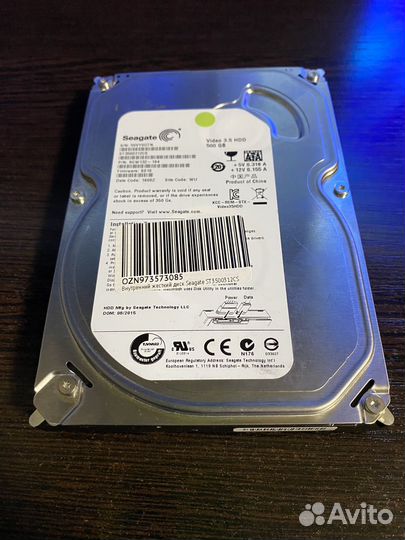 Жесткий диск Seagate SATA HDD 3.5 500 гб