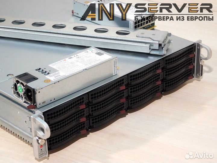 Сервер Supermicro 6028U 2x E5-2683v4 384Gb 12LFF