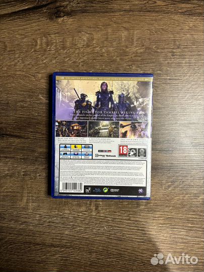 The Elder Scrolls Online диск с игрой PS4