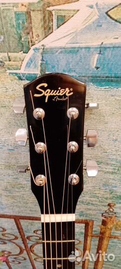 Акустическая гитара Fender Sguier+Чехол в подарок