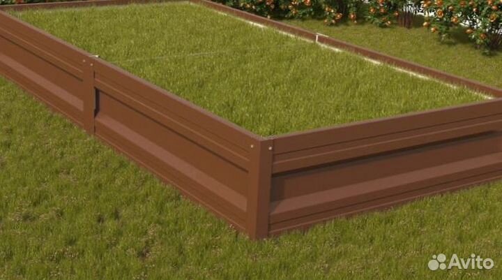 Грядки оцинкованные полимерные