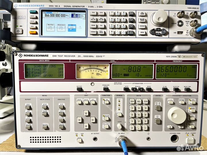 EMI Тестовый приемник Rohde & Schwarz esvs10