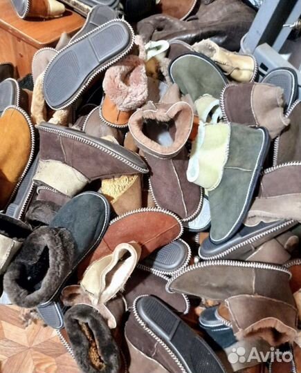 Чуни из овчины