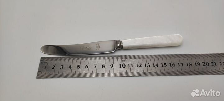 Нож для масла имитация перламутра сталь сер. XX в