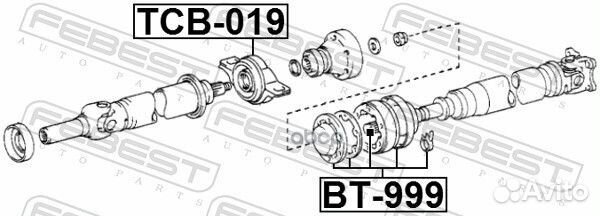 Пыльник шруса карданного вала BT999 Febest