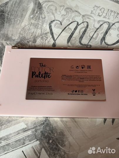 Палетка теней ciate london