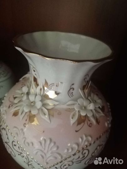 Подсвечник ваза шкатулка фарфор