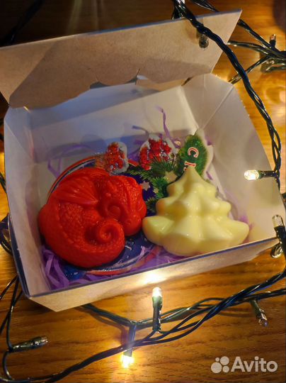 Мыло ручной работы на новый год