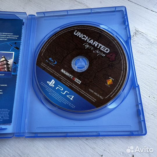 Uncharted 4 ps4 диск