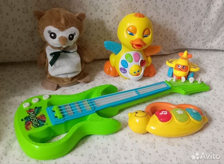 Музыкальные игрушки для малышей пакетом 6м+