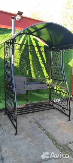 Мангал. Мангальная зона под крышей