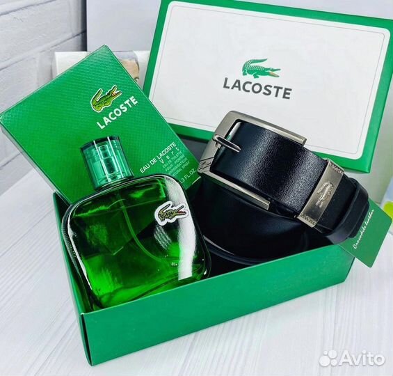 Мужской подарочный набор духи и ремень