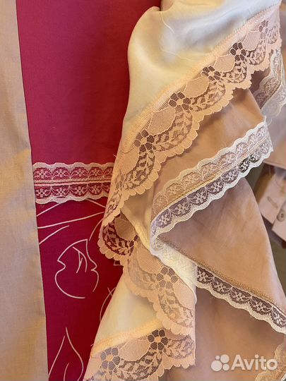 Рубашка с воланами пэчворк