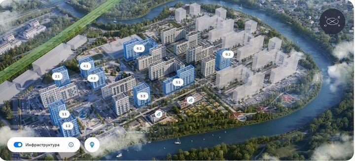 Свободного назначения, 55 м²