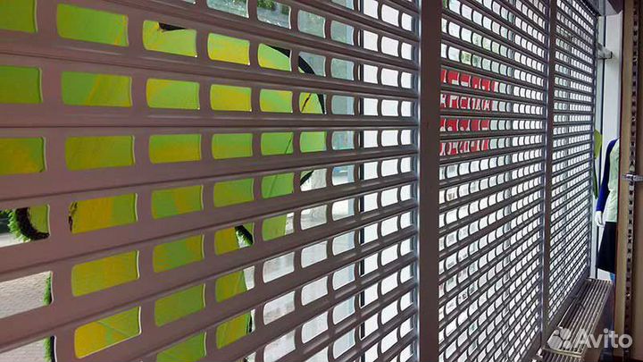 Роллетные решетки на окна Алютех 850*1450 мм