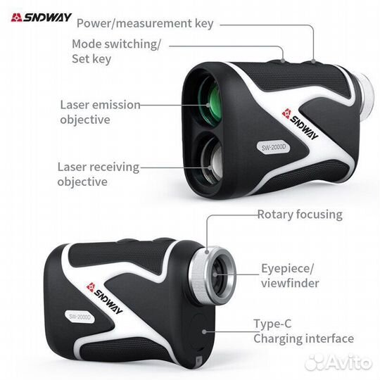 Дальномер монокулярный лазерный 2000 М