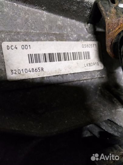 Коробка передач робот dc4 001 рено сценик 3