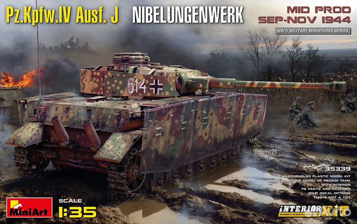 MA35339 Немецкий танк Pz.Kpfw.IV Ausf. J Nibelung