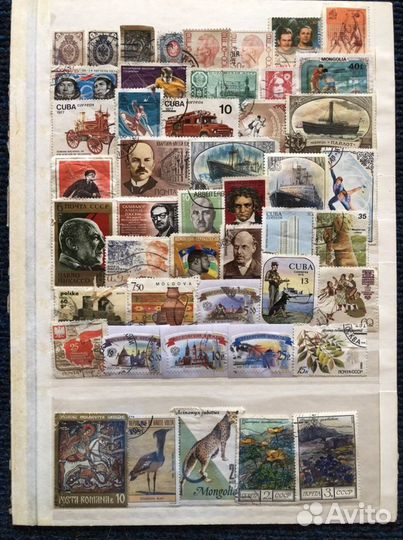 Марки 100 штук Царские и СССР