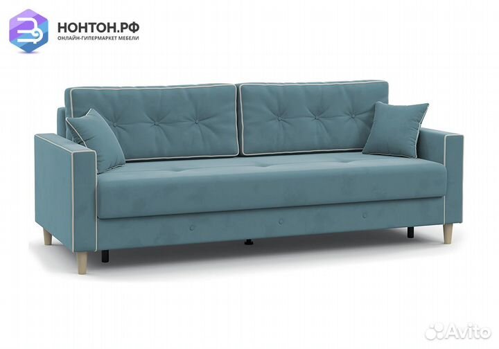 Диван тик-так Айрин светло-бирюзовый