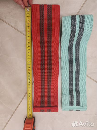 Фитнес-резинки тканевые 2 шт