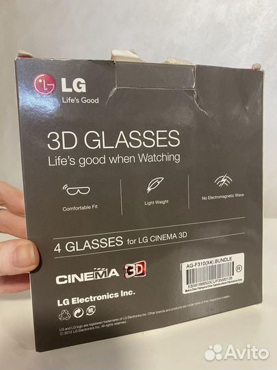 3D очки для телевизора lg